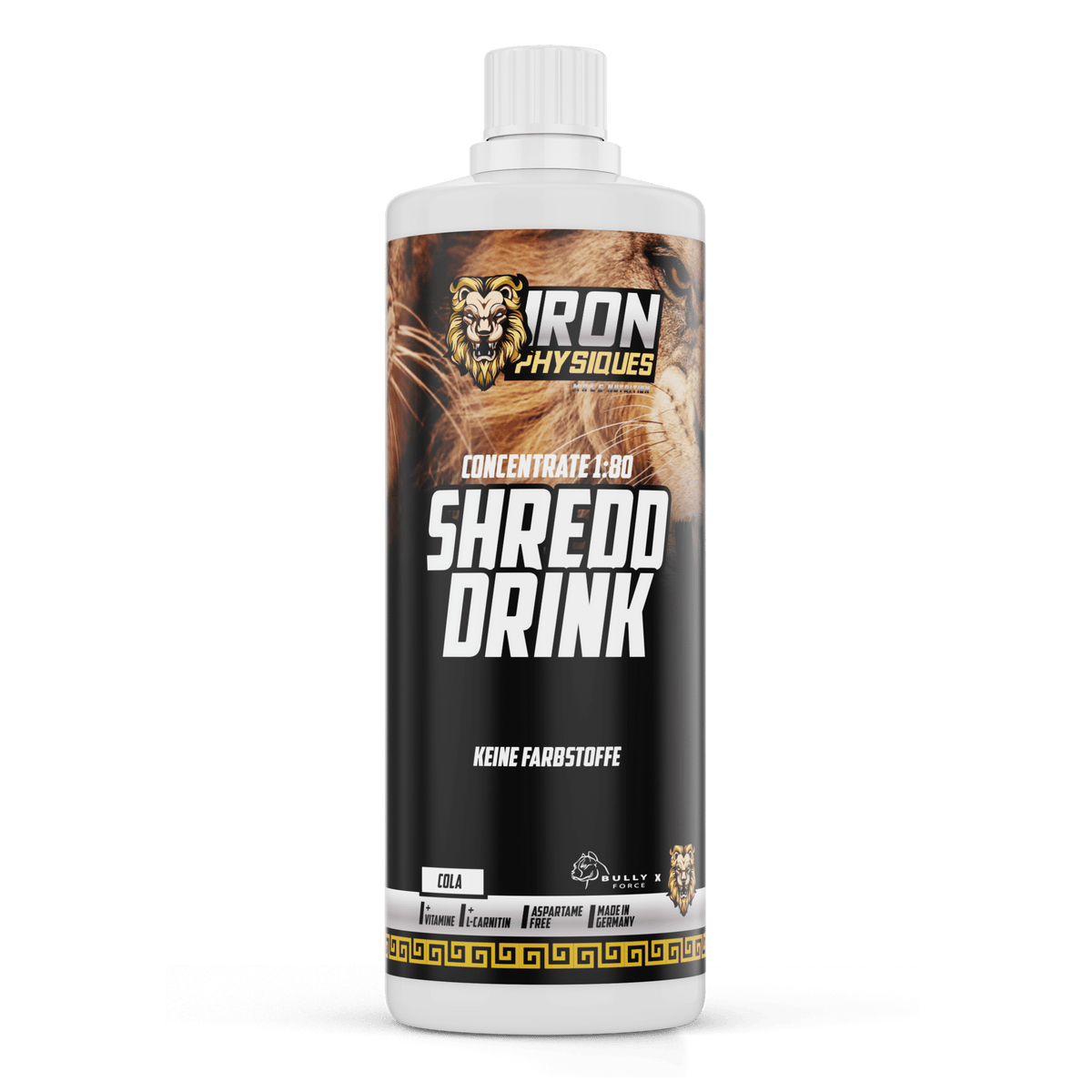 Shredd Drink Flasche – Zuckerarmer Sirup für bewussten Genuss